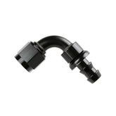Push-On Hose Ends Black -10 AN 90 Degree Black Satin Anodized Finish Mr Gasket