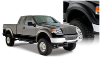 Black Extendafender Style Smooth Finish 4-Piece Fender Flare Set For 2004-2008 Ford F150 Bushwacker