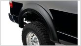 Black Extendafender Style Smooth Finish 4-Piece Fender Flare Set For 2004-2008 Ford F150 Bushwacker
