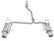 aFe Takeda Exhaust 2.25in to 2in Dia 304SS Cat-Back w/Polished Tips 08-12 Honda Accord Coupe V6 3.5L