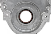 Cast Aluminum Timing Chain Cover Vortec/small Block Chevy Cast Aluminum Timing Chain Cover Black Finish Holley