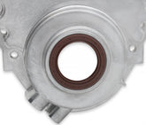 Cast Aluminum Timing Chain Cover Vortec/small Block Chevy Cast Aluminum Timing Chain Cover W/crank Sensor Provision Natural Finish Holley