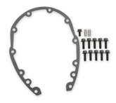 Cast Aluminum Timing Chain Cover Vortec/small Block Chevy Cast Aluminum Timing Chain Cover W/crank Sensor Provision Natural Finish Holley