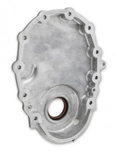Cast Aluminum Timing Chain Cover Vortec/small Block Chevy Cast Aluminum Timing Chain Cover W/crank Sensor Provision Black Finish Holley