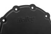 Cast Aluminum Timing Chain Cover Vortec/small Block Chevy Cast Aluminum Timing Chain Cover W/crank Sensor Provision Black Finish Holley