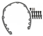 Cast Aluminum Timing Chain Cover Vortec/small Block Chevy Cast Aluminum Timing Chain Cover W/crank Sensor Provision Black Finish Holley