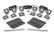 LED Light Kit | Fog Mount | Triple 2" Black Pair | Spot | Ford Bronco (21-26)