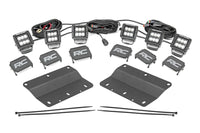 LED Light Kit | Fog Mount | Triple 2" Black Pair | Spot/Flood | Ford Bronco (21-26)