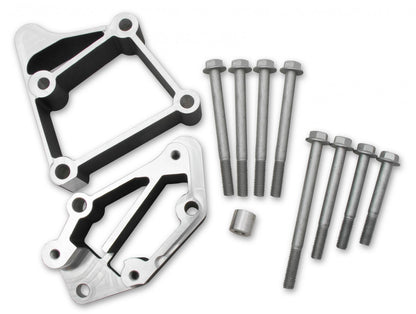 LS Accessory Drive Bracket Installation Kit for Middle Alignment Black Installation Kit, LS Acc Drive Brackets, Use with Middle Belt Alignment (alignment Common on F-Body & GTO) Holley