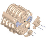 Installation Kit for GM Gen V LT Accessory Drive Installation Kit for GM Gen V LT Accessory Drive Allows Use of High Mount LS Accessory Drive Systems on LT Engine Requires the Use of an LS Water Pump and LT Truck Damper Spacing Holley