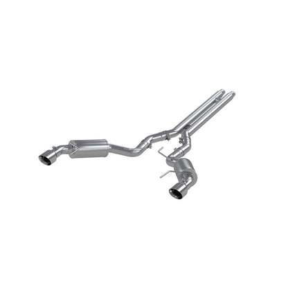 MBRP 2015-2017 Ford Mustang GT 5.0 3in Cat Back Dual Split Rear Street Version 4.5in Tips - T409 | S7277409