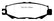 EBC 93-94 Lexus LS400 4.0 Redstuff Rear Brake Pads