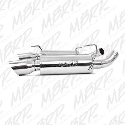 MBRP 05-10 Ford Mustang GT 5.0/Shelby GT500 Dual Mufflers Axle Back Split Rear T304 | S7200304