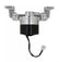 Electric Water Pump Aluminum 35Gpm Electric Water Pump Sbf 260/289/302/351W Polished W/Block Off Plate Frostbite Cooling