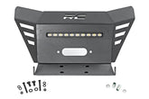 Winch Plate | 10" Black Slimline | Honda Pioneer 520