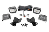 LED Light Kit | Rear Mount | 3" Chrome Pair | Wide Angle | Segway 570 F