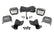 LED Light Kit | Rear Mount | 3" Chrome Pair | Wide Angle | Segway 570 F