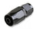 Straight Swivel Hose End -6 AN Black Satin Anodized Finish Mr Gasket