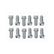 Stainless Steel Header Bolts Fits AMC 290-401, Chevrolet Small Block 262-400, Chrysler 383-440 except Hemi, Pontiac 326-455, Oldsmobile 330-455 Mr Gasket