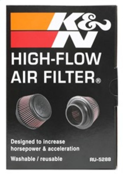K&N Universal Air Filter | Round Tapered, 3in Flange, 3in Tall | RU-5288