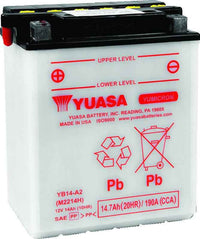 Yuasa YB14-A2 Yumicron CX 12-Volt Battery