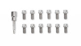 Headlock Locking Header Bolts 3/8-16 x 3/4 Inch Set of 12 Fits AMC 290-401. Chevrolet Small Block 262-400, Chrysler Big Block 383-440 Wedge Engines, Pontiac 326-455, and Oldsmobile 330-455 Mr Gasket