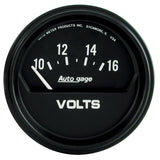 AutoMeter Traditional incandescent lighting illuminates around the perimeter of the dial 2319