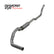 Diamond Eye KIT 4in TB MFLR RPLCMENT PIPE SGL AL: 2-WHEEL DRIVE ONLY 89-93 DODGE CUMMINS 5.9L