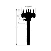 Chevy Crank Trigger Distributor With Adjustable Cam Sync Pick-Up Distributor MSD Ignition