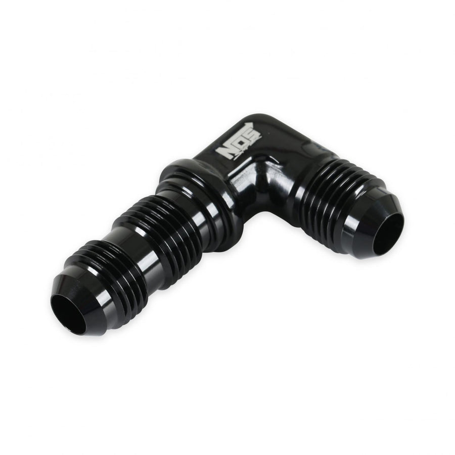 Bulkhead Fitting -6 90 Degree Black Sniper EFI