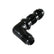Bulkhead Fitting -6 90 Degree Black Sniper EFI