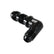 Bulkhead Fitting -6 90 Degree Black Sniper EFI