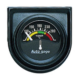 AutoMeter Traditional incandescent lighting illuminates around the perimeter of the dial 2355