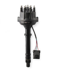 Black Chevy Small / Big Block Dual Sync Distributor Pro-Billet Dual Sync EFI Distributors Designed To Work With Holley Efi, And Other Sequential EFI Systems That Support Hall Effect Crank And Cams Sensor Inputs MSD Ignition