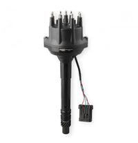 MSD Black Chevy Tall Deck Dual Sync Distributor Pro-Billet Dual Sync EFI Distributors Designed To Work With Holley Efi, And Other Sequential EFI Systems That Support Hall Effect Crank And Cams Sensor Inputs MSD Ignition