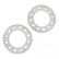 Wheel Spacers 1/4 Inch Thick, 6 lug 5-1/2 Inch Bolt Circle Mr Gasket