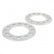 Wheel Spacers 1/4 Inch Thick, 6 lug 5-1/2 Inch Bolt Circle Mr Gasket