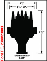 Ford Fe Dual Sync Distributor Pro-Billet Dual Sync EFI Distributors Designed To Work With Holley Efi, And Other Sequential EFI Systems That Support Hall Effect Crank And Cams Sensor Inputs MSD Ignition