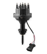 MSD Black Chrysler 318-360 Dual Sync Distributor Pro-Billet Dual Sync EFI Distributors Designed To Work With Holley Efi, And Other Sequential EFI Systems That Support Hall Effect Crank And Cams Sensor Inputs MSD Ignition