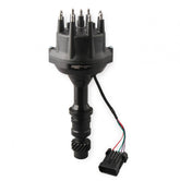 MSD Black Oldsmobile V8 Dual Sync Distributor Pro-Billet Dual Sync EFI Distributor Fits Olds 260, 307, 330, 350, 400, 403, 425 And 455 MSD Ignition