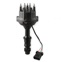 MSD Black Oldsmobile V8 Dual Sync Distributor Pro-Billet Dual Sync EFI Distributor Fits Olds 260, 307, 330, 350, 400, 403, 425 And 455 MSD Ignition