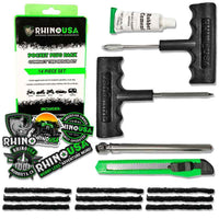 Rhino USA 14-Piece Compact Tire Repair Plug Kit