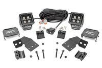 LED Light Kit | Front Mount | 2" Black Pair | White DRL | Polaris XPEDITION XP 5 