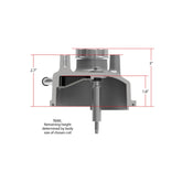 Tall LS Valve Covers Natural Cast Tall LS Valve Covers W/ Coil Mounting Posts, Cast Aluminum Natural Cast Finish Holley