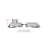 Vintage Series Finned LS Valve Covers, Standard Height Polished Vintage Series Standard Height LS Valve Covers, Cast Aluminum Polished Finish Holley