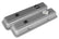 Valve Covers Muscle Series Finned SBC Natural Chevrolet Small Block Perimeter Bolt Cast Aluminum Holley