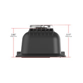 Valve Covers Muscle Series Finned SBC Satin Black Machined Chevrolet Small Block Perimeter Bolt Cast Aluminum Holley