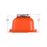 Valve Covers Muscle Series Finned SBC Factory Orange Chevrolet Small Block Perimeter Bolt Cast Aluminum Holley