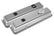 Valve Covers Muscle Series Finned SBC Polished Chevrolet Small Block Perimeter Bolt Cast Aluminum Holley