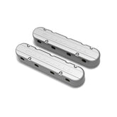 2-Piece Chevrolet Script Valve Cover Gen III/iv LS Natural Chevrolet Gen III/iv LS Cast Aluminum Coil-Mounting Base & Integrated Coil Cover Holley